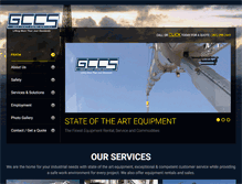Tablet Screenshot of gccrane.com